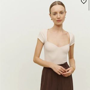 Reformation Zya Knit Top, sz S NWT